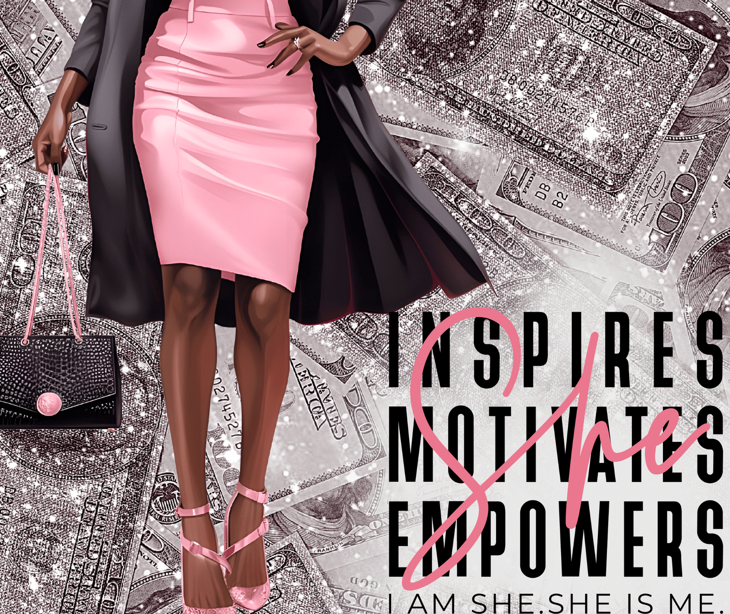 INSPIRE HER BLACK WOMAN TUMBLER